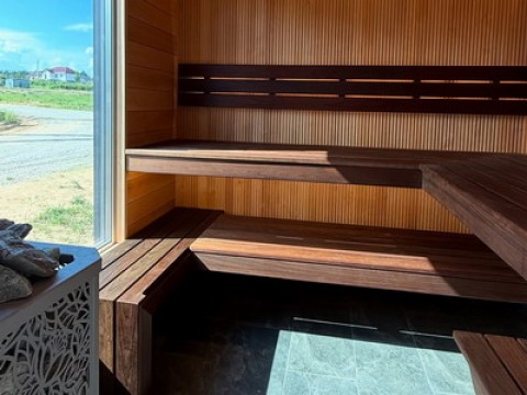 Модульная баня с душем и кухней - Фото проекта