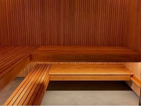 Баня с огромной печкой - Фото проекта