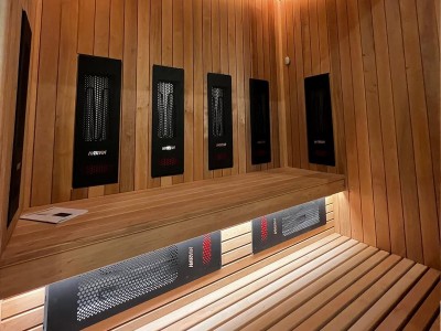 Инфракрасная сауна Harvia с имитацией звездного неба