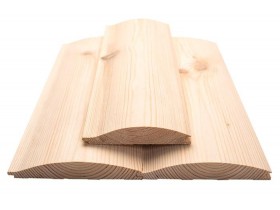 Блок хаус сосна/ель 28x146 мм, сорт AB