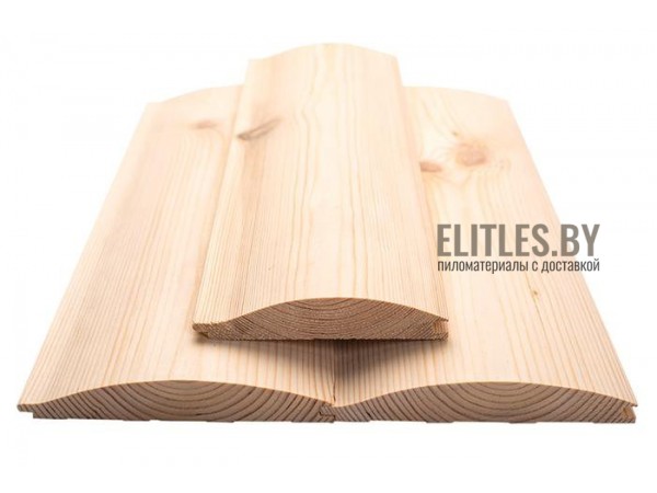 Блок хаус сосна/ель 28x146 (140) мм, сорт AB