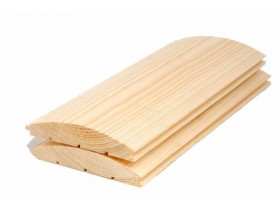 Блок хаус сосна/ель 36x146 мм, сорт AB