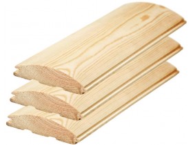 Блок хаус сосна/ель 37x193 (185) мм, сорт AB