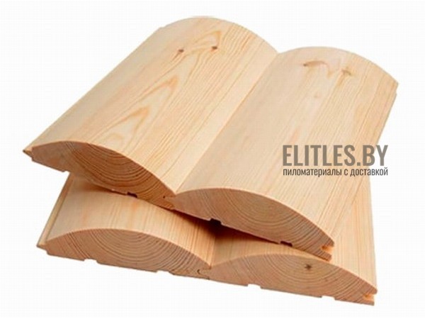 Евроблок сосна/ель 28x175 (165) мм, сорт AB