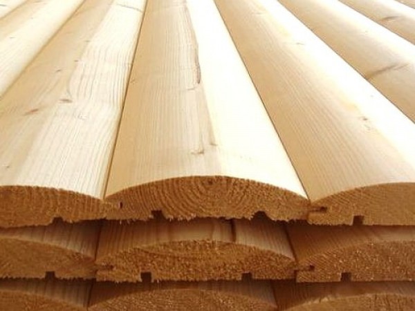 Евроблок сосна/ель 28x175 (165) мм, сорт AB