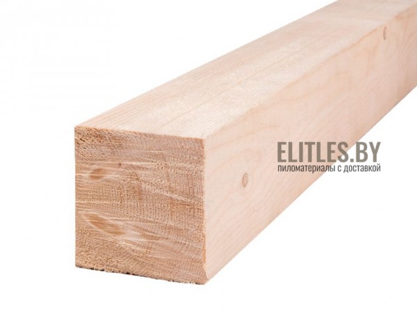 Брус естественной влажности сосна/ель 50x50 мм, сорт 1