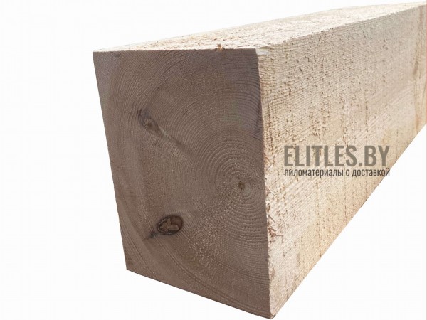 Брус естественной влажности сосна/ель 40x150 мм, сорт 1
