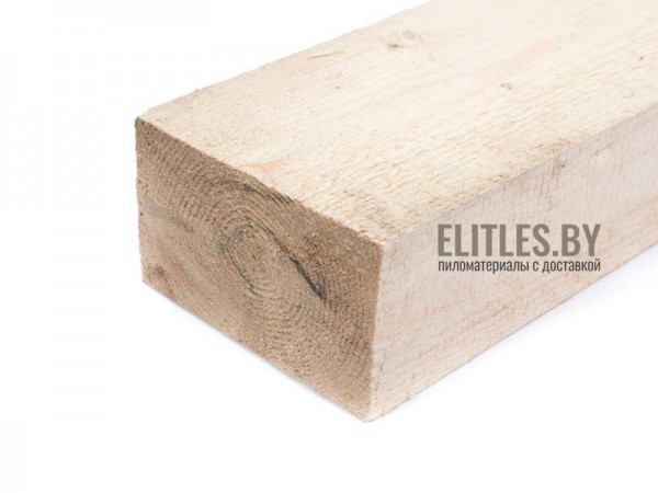 Брус естественной влажности сосна/ель 50x200 мм, сорт 1