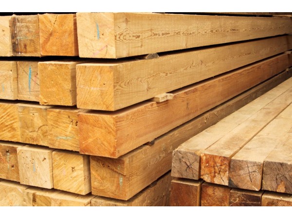 Брус естественной влажности сосна/ель 150x150 мм, сорт 1