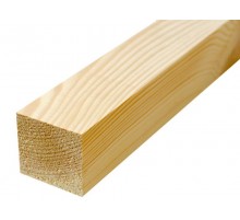 Брус сухой строганный сосна/ель 50x70 мм, сорт 1