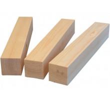 Брус сухой строганный сосна/ель 80x80 мм, сорт 1