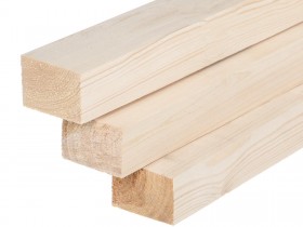 Брус сухой строганный сосна/ель 30x50 мм, сорт 1