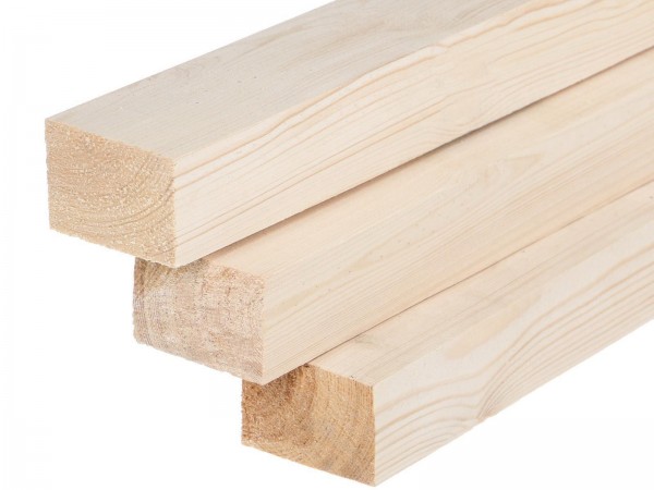 Брус сухой строганный сосна/ель 145x145 мм, сорт 1