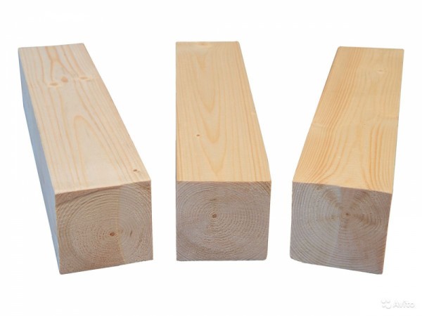 Брус сухой строганный сосна/ель 50x70 мм, сорт 1