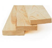 Доска естественной влажности сосна/ель 25x100 мм, сорт 1