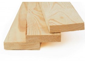 Доска естественной влажности сосна/ель 25x120 мм, сорт 1