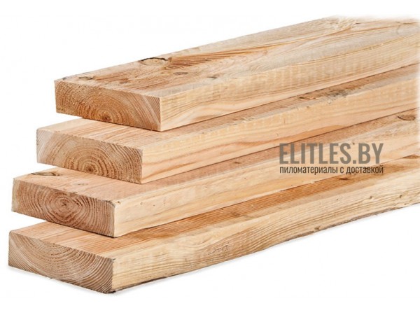 Доска естественной влажности сосна/ель 32x150 мм, сорт 1