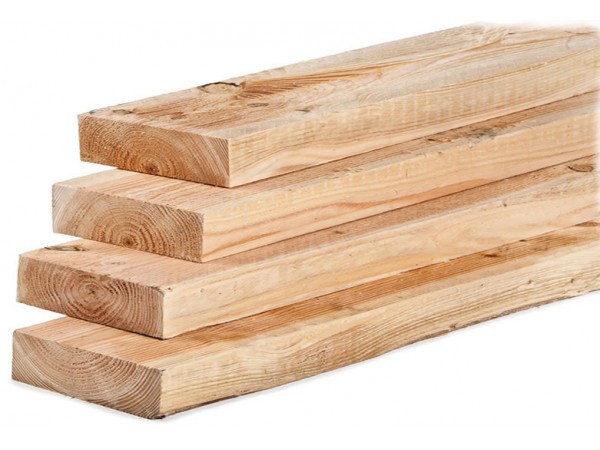 Доска естественной влажности сосна/ель 25x100 мм, сорт 1