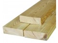 Доска естественной влажности сосна/ель 25x100 мм, сорт 1