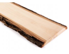 Доска необрезная липа 30x200-400 мм, сорт Экстра