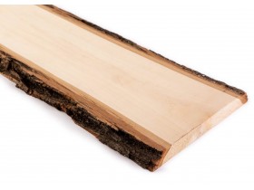 Доска необрезная липа 30x200-400 мм, сорт Экстра