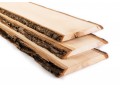 Доска необрезная из липы (слэб) 20x200-400 мм, сорт Экстра