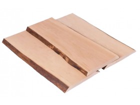 Доска необрезная ольха 20x140-350 мм, сорт Экстра