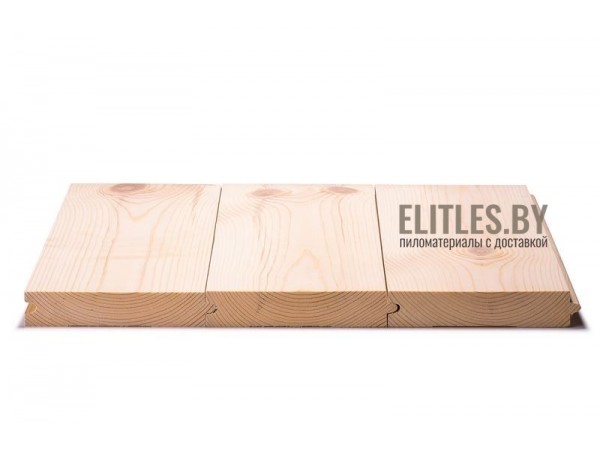 Доска пола сосна/ель 28x126 (120) мм, сорт AB