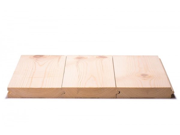 Доска пола сосна/ель 36x126 (120) мм, сорт AB