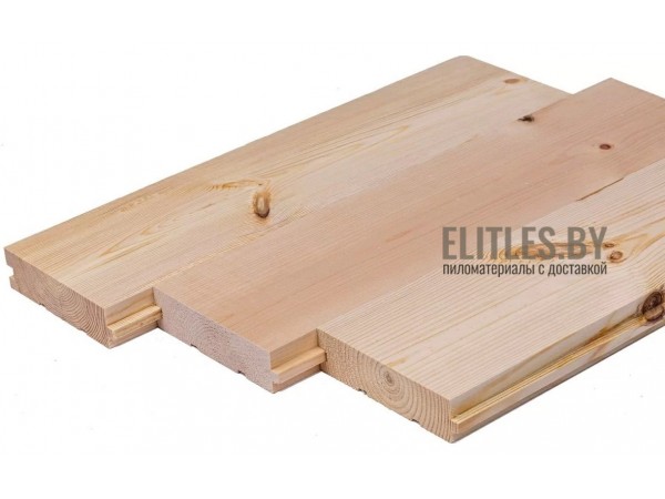 Доска пола сосна/ель 36x126 (120) мм, сорт AB