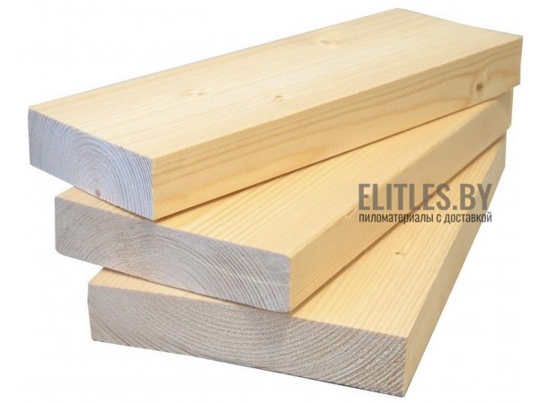 Доска строганная сосна/ель 40x140 мм, сорт 1
