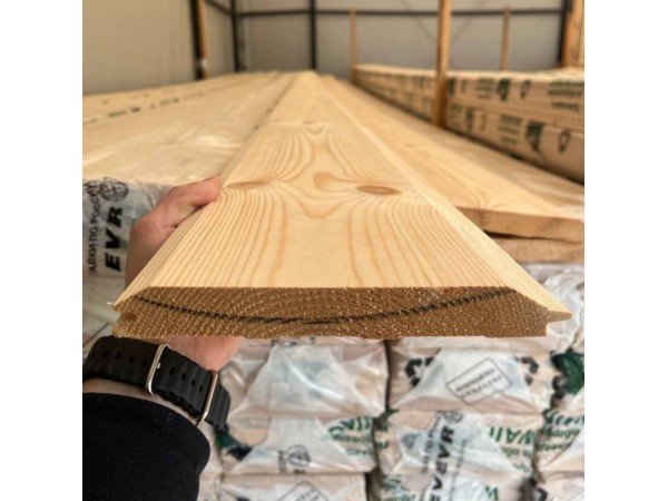 Имитация бруса сосна (Киров) 21x171 (165) мм, сорт AB