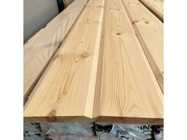 Имитация бруса сосна (Киров) 21x171 (165) мм, сорт AB