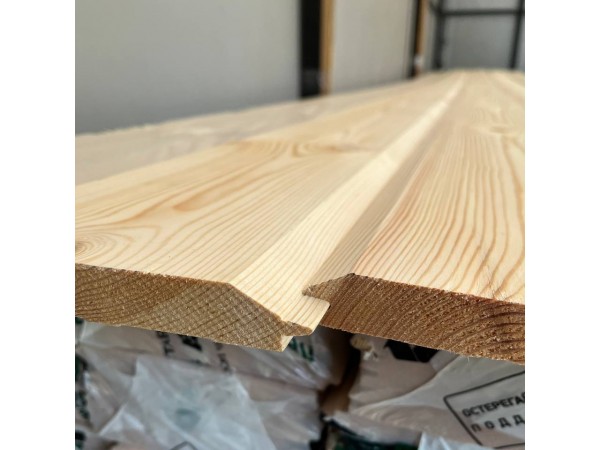 Имитация бруса сосна (Киров) 21x171 (165) мм, сорт AB