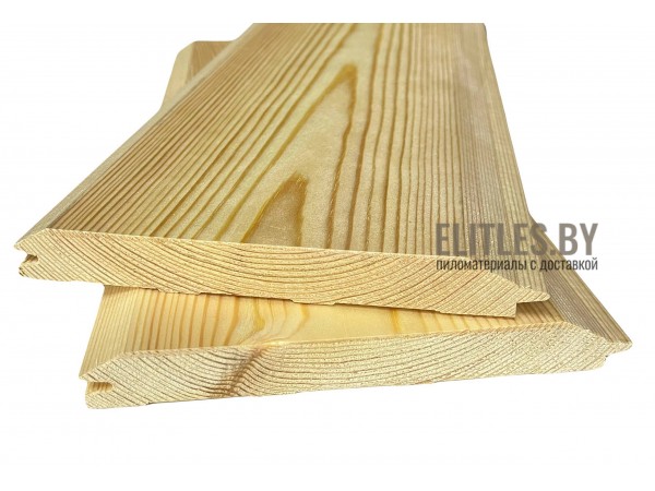 Имитация бруса сосна (Киров) 21x171 (165) мм, сорт AB