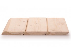 Планкен скошенный сосна/ель 20x115 мм, сорт AB