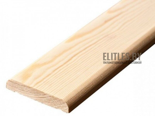 Наличник из сосны / ели 90 мм, Сорт Экстра