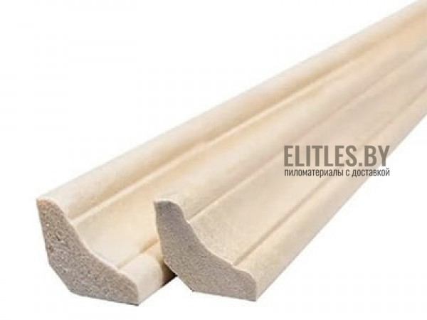 Плинтус из липы 30 мм, Сорт Экстра