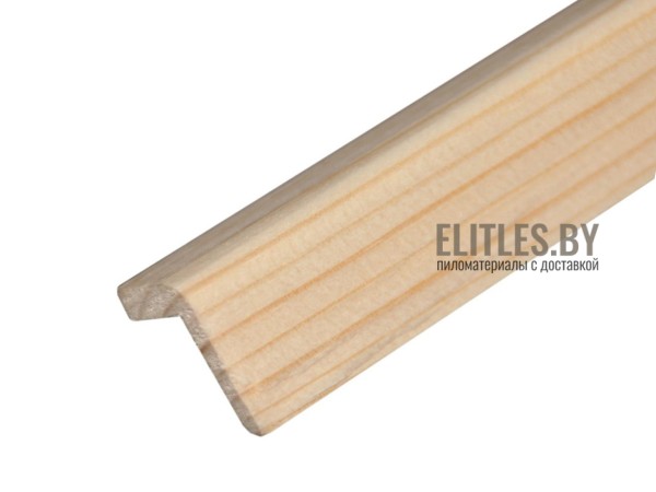 Уголок деревянный из сосны/ели 40x40 мм, Сорт Экстра