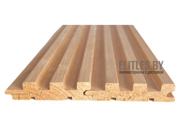 Вагонка ольха реечная Лайт 15x81 мм, Сорт Экстра (А)
