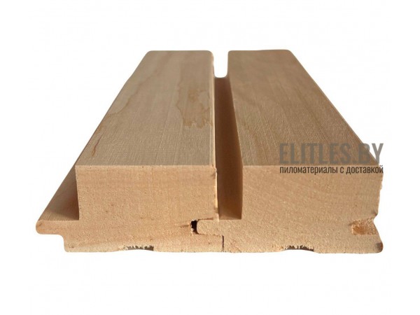 Вагонка ольха реечная 3D 27x45 мм, Сорт Экстра (А)