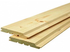 Евровагонка сосна/ель 12.5x96 мм, сорт AB