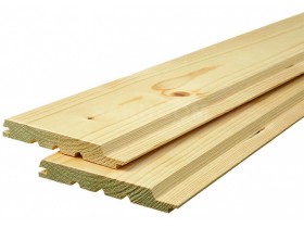 Евровагонка сосна/ель 12.5x96 мм, сорт AB