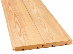 Вагонка штиль сосна/ель 14x126 мм, сорт AB
