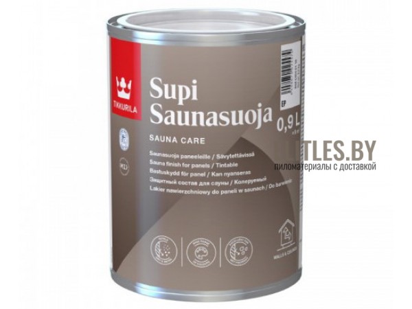 Tikkurila Supi Saunasuoja - пропитка для стен и потолков, 0.9 л