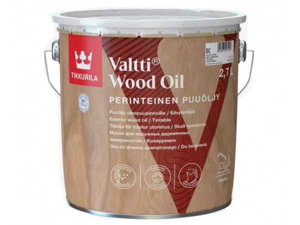 Tikkurila Valtti Wood Oil - масло для террас, лестниц, садовой мебели, 0.9 л