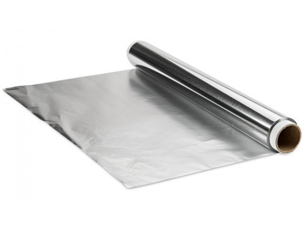 Фольга для бани алюминиевая, 50 мкр, 18 м2, шириной 1,2 м