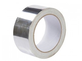 Скотч фольгированный 50 мкр, 50 мм, 50 м