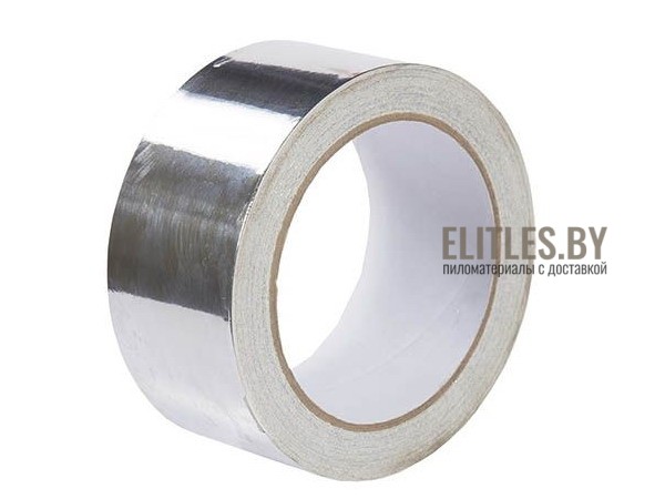 Скотч для бани фольгированный 50 мкр, 50 мм, 50 м