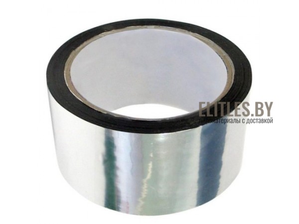 Скотч для бани фольгированный 30 мкр, 50 мм, 50 м